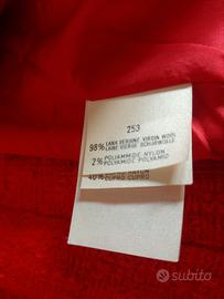tailleur donna rosso valentino 