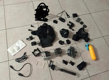 valigetta accessori daction CAM + 2 action CAM 