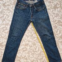 JEANS LEVI’S 501 W31 L32 BLU SCURO