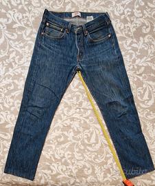 JEANS LEVI’S 501 W31 L32 BLU SCURO