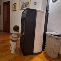 stufa a pellet edilkamin Ande 18 kw con grata 