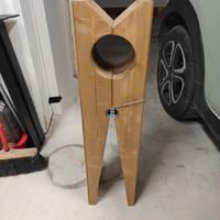Molletta gigante in legno