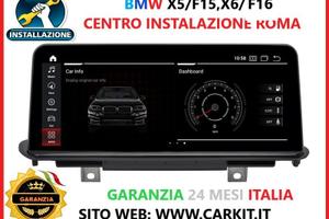 Schermo Autoradio Navigatore BMW X6 F16 NBT