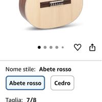 Chitarra classica caballero 7/8
