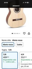 Chitarra classica caballero 7/8