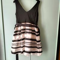 vestito da cerimonia nero e bianco 