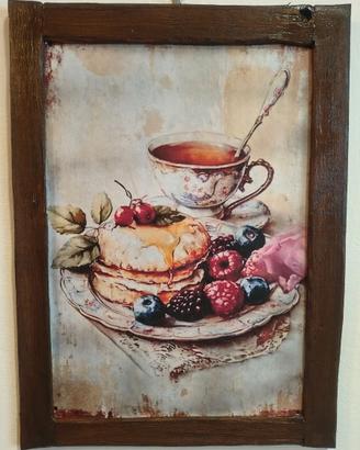 targa in legno the stile vintage