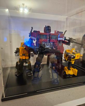 TRANSFORMERS OPTIMUS PRIME COMMANDER e BUMBLEBEE 