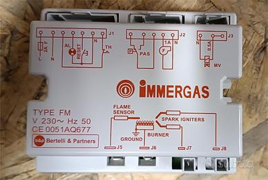 scheda elettronica accensione Immergas