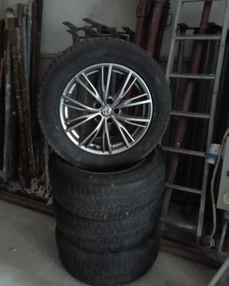 Cerchi in lega 235/60/R18 alfaromeo stelvio/giulia