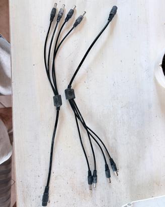 Cavo Sdoppiatore AlimentazioneDC 1/4 Splitter 12V