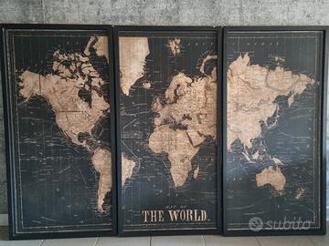 quadri panoramici The World