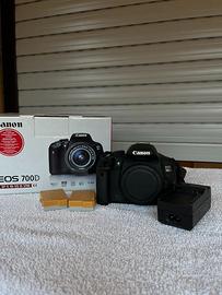 Canon 700D SENZA OBIETTIVO ( SOLO CORPO)