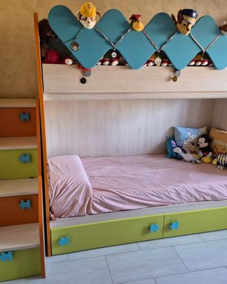Letto Castello + Scala