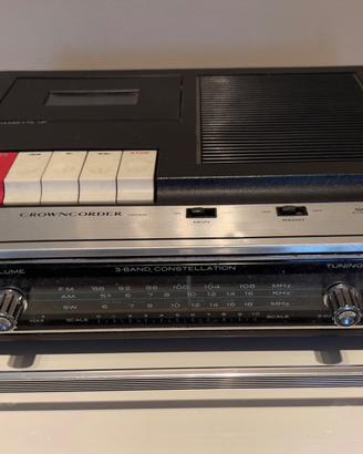 Radio Registratore Crowncorder CRC 410FW