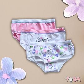 2 confezioni da 3 slip bimba Rossoporpora