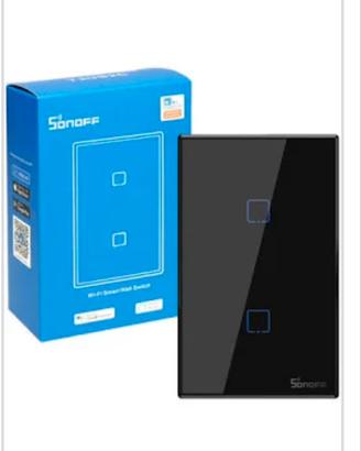 SONOFF T3US2C-TX INTERRUTORE NERO TOUCH WIFI