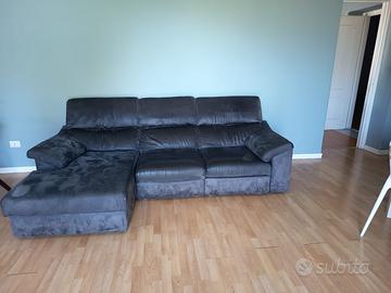 Divano 4 posti con chaise-longue