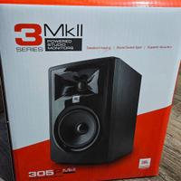 JBL Pro 305P MKII 3 /NUOVE/ + cavi XLR pro. 2mt.