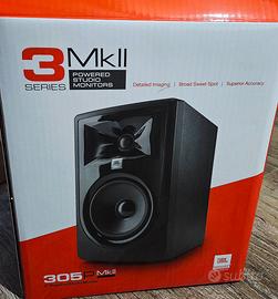 JBL Pro 305P MKII 3 /NUOVE/ + cavi XLR pro. 2mt.