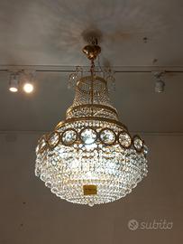 Lampadario Bagnato Oro