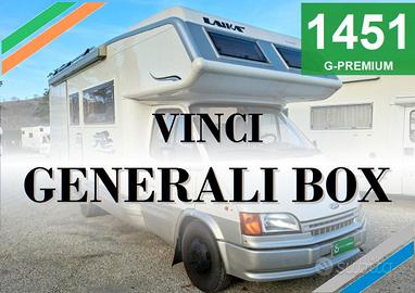 CAMPER LAIKA FORD MANSARDATO 7 POSTI DOPPIA DINETT