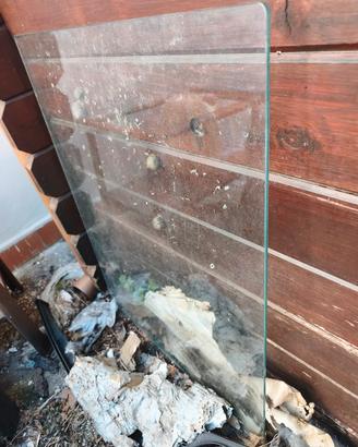 vetro temperato 80x 60  perfetto stato