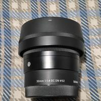 Obiettivo Sigma 30mm-F/1.4 AF DC DN, att. E-Mount