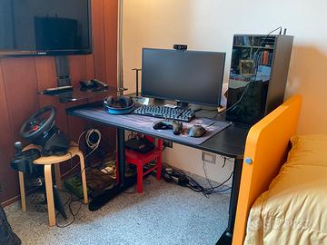 Scrivania gaming Bekant Ikea