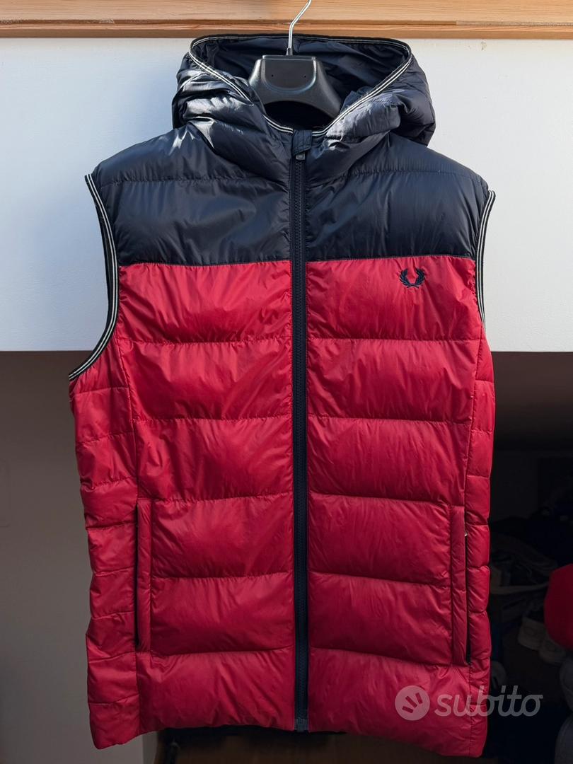 Piumino smanicato Fred Perry taglia M Abbigliamento e Accessori