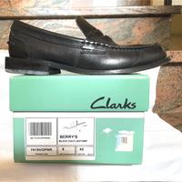 Clarks mocassini eleganti neri