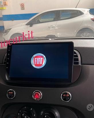 Car Tablet Android CarPlay Per Fiat 500 Abarth