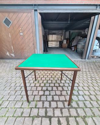 Tavolo da gioco quadrato con gambe pieghevoli 