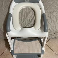 Riduttore sedile wc per bambini con scaletta