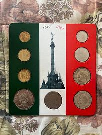 Set monete Indipendenza Messico