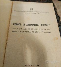 libretto codice di avviamento postale
