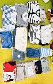 Lotto vestiti bimbo da 1 a 4 mesi