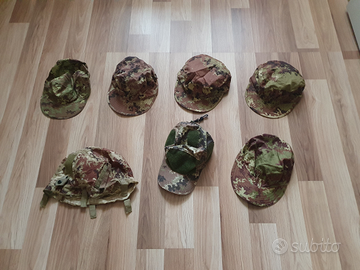 Cappellini e Coprielmetto Militare Vegetato