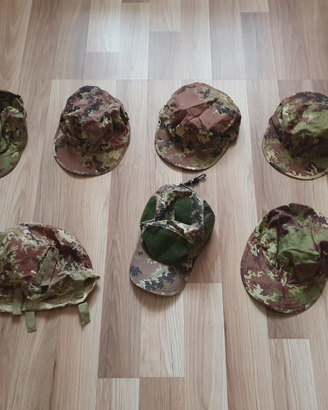 Cappellini e Coprielmetto Militare Vegetato