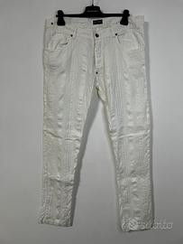 Pantaloni L bianco Armani jeans lino