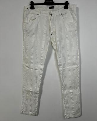 Pantaloni L bianco Armani jeans lino