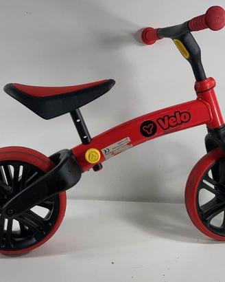 Bici senza pedali YVelo Junior Yvolution - Rossa