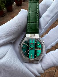 ORIENT DAY-DATE GREEN FACET VINTAGE ANNI 70s