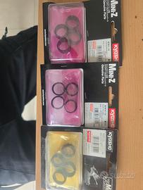 kyosho miniz 3 set di gomme nuove e originali