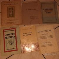 Libri fascicoli guerra fascismo