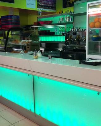 BANCONE BAR IFI KALEIDOS A LED, METRI 4.5