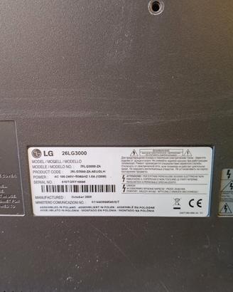 televisore LG 26"