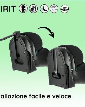 Seggiolino Auto Spirit 360 Isofix 40-150cm