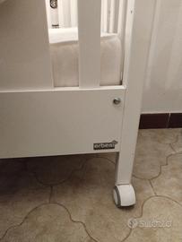 culla Erbesi con orsetto bianco 