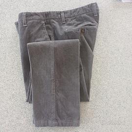 Pantaloni Velluto Grigio